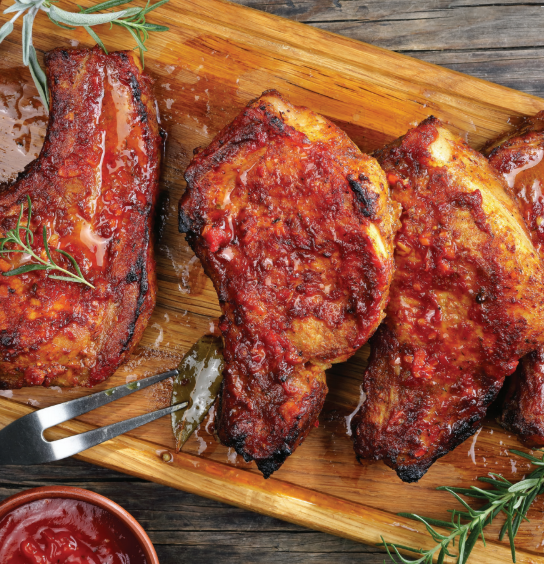 Grilled To Perfection: Coffee Crusted Pork Chops