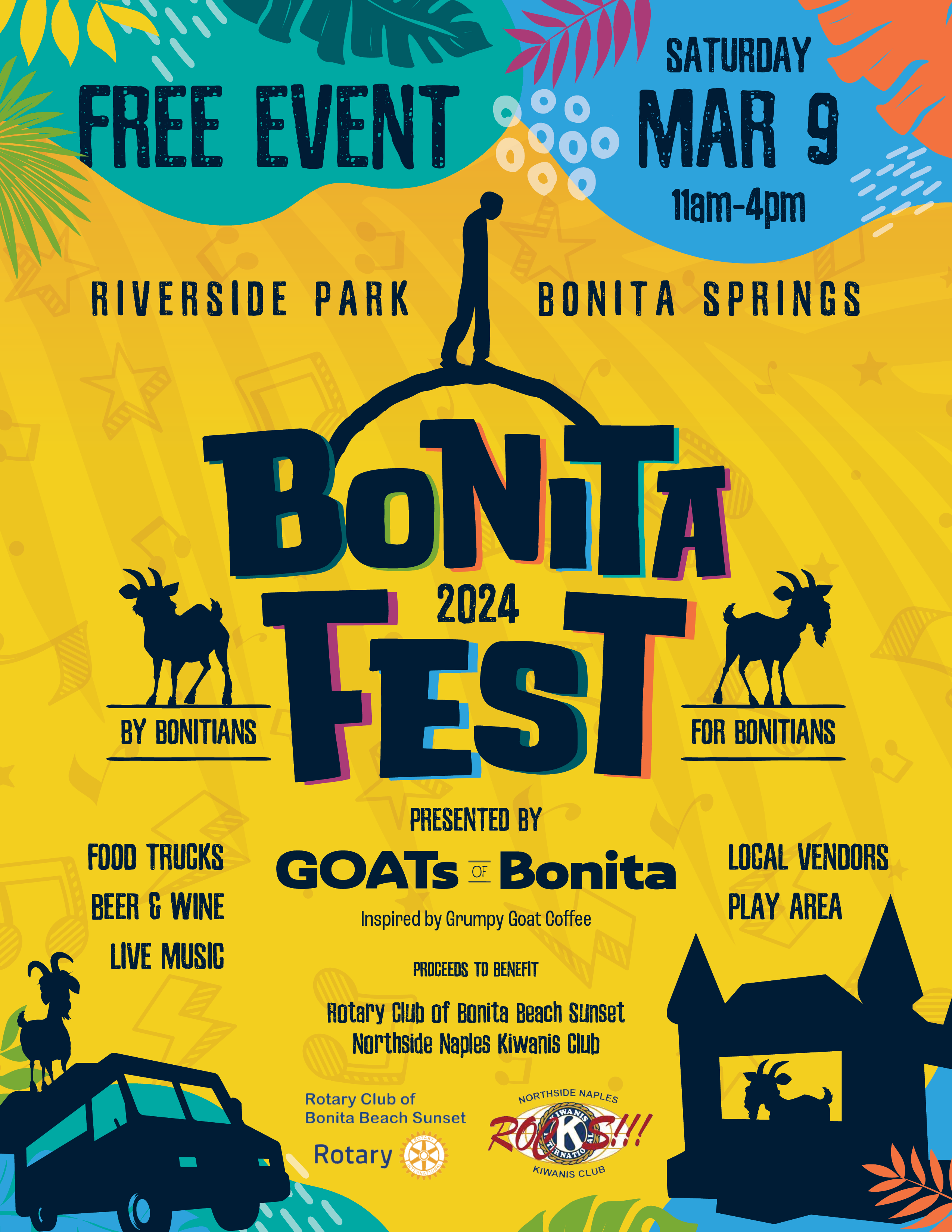 Grumpy Goat Coffee spearheads second annual Bonita Fest March 9, 2024