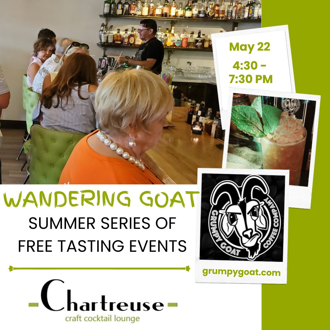 Grumpy Goat Coffee Launches 4th Wandering Goat summer series of tasting events