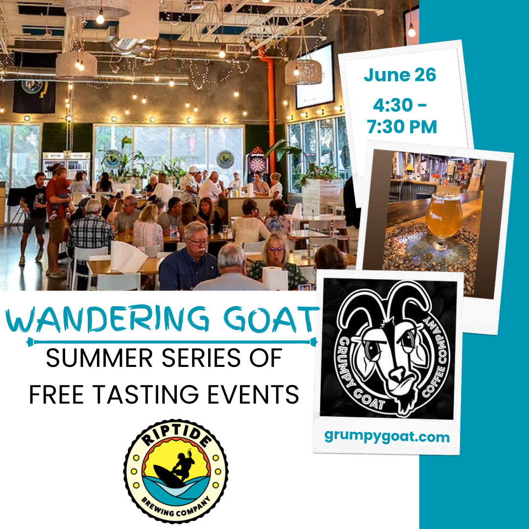 Riptide Brewing is next stop for Wandering Goat tasting event