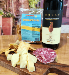 Pansardo cheese wine meats